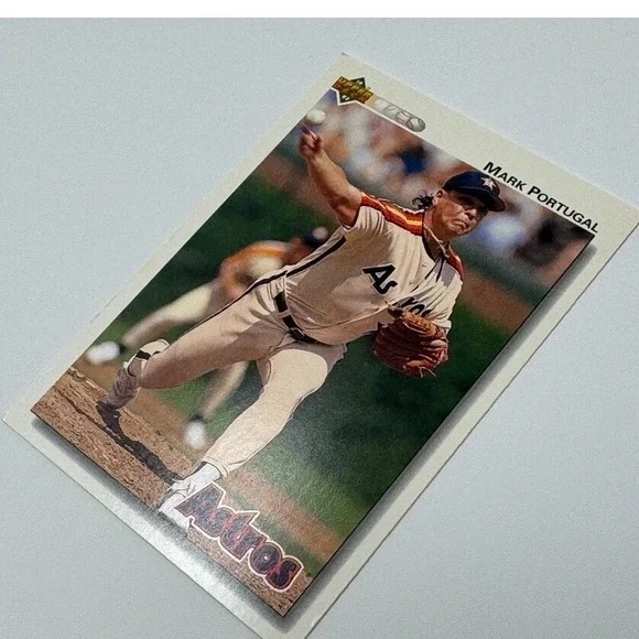 1992 Upper Deck Mark Portugal Astros Baseball Card - Picture 11 of 14